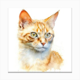 Mandalay Cat Portrait Canvas Print