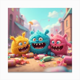 Monsters, Inc 7 Canvas Print