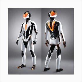 Futuristic Suit 58 Canvas Print