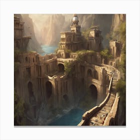 Fantasy City 116 Canvas Print