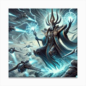 Warden Aethon Aerial Supremacy Canvas Print