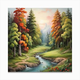 Autumn Forest 2 Canvas Print