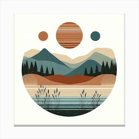 Landscape Painting 6 Canvas Print