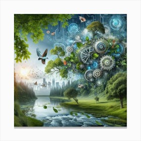 Future Of The World Canvas Print