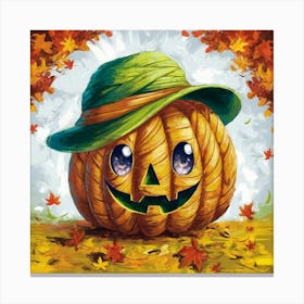 Halloween Pumpkin Canvas Print