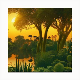 3d Landscape Photo Canvas Print