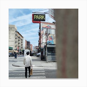 Park Stock Videos & Royalty-Free Footage Canvas Print