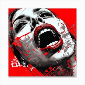 Scream Queen Canvas Print
