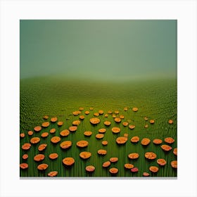 Blooming Orange Canvas Print