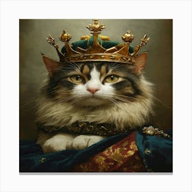 King Cat 3 Canvas Print