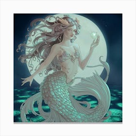 Mermaid 17 Canvas Print