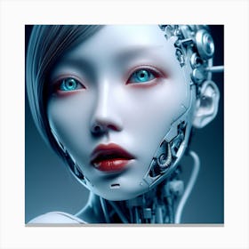 Robot Girl 1 Canvas Print