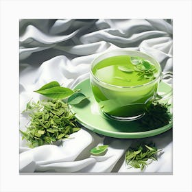 Green Tea Canvas Print