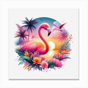 Flamingo 1 Canvas Print