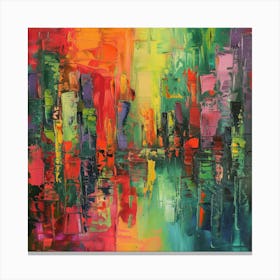 Abstract Cityscape 10 Canvas Print