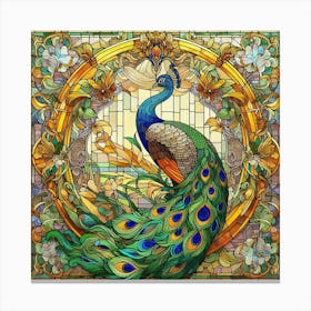 Peacock 17 Canvas Print