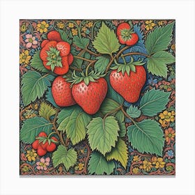 Strawberry Vine Canvas Print