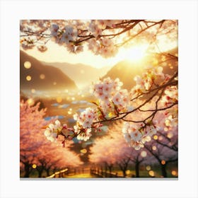 Cherry Blossoms Canvas Print