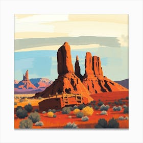 Monument Valley Canvas Print