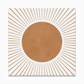 Sunbeams boho Canvas Print