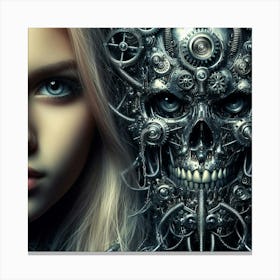 Steampunk Girl 41 Canvas Print