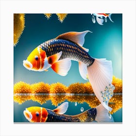 Koi Fish Canvas Print