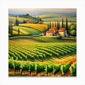 Tuscan Countryside 15 Canvas Print