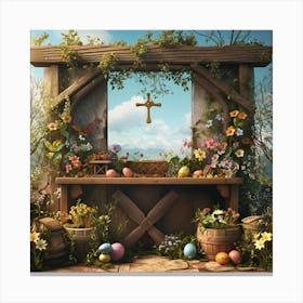 Easter Altar Canvas Print