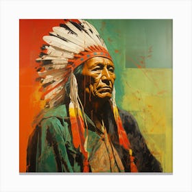 Sioux Chief Canvas Print