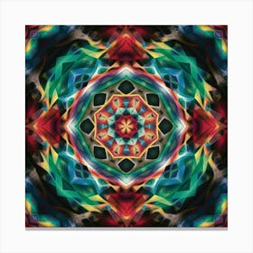 Psychedelic Mandala 1 Canvas Print