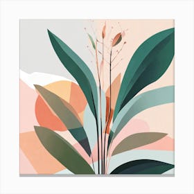 Abstract Plant Canvas Print