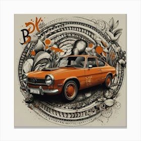 Volkswagen Beetle Canvas Print