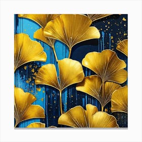 Ginkgo Leaves 19 Canvas Print