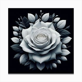 White Rose Canvas Print