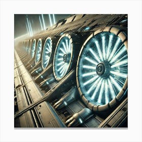 Energy Shield Generators Converted Canvas Print