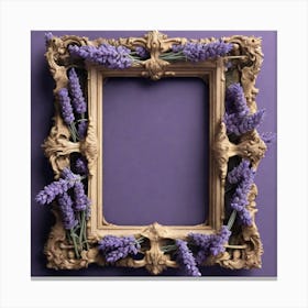 Lavender Frame 3 Canvas Print