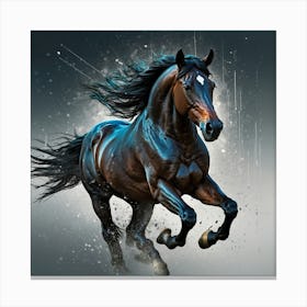 Horse Running 3 Canvas Print