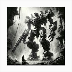 Giant Robot 2 Canvas Print