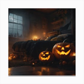 Haloween room Canvas Print