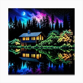 Night In The Woods Canvas Print
