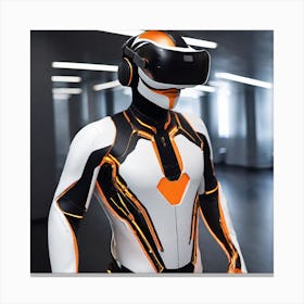 Futuristic Man 76 Canvas Print