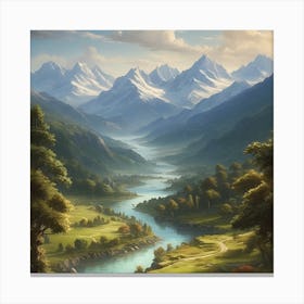 Fantasy Landscape Canvas Print