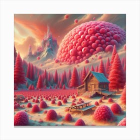 'Raspberries' Canvas Print