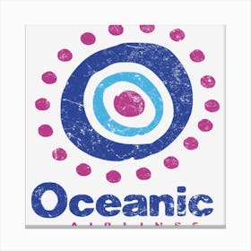 Oceanic Airlines Canvas Print