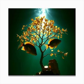 Fish In A Tree Canvas Print