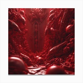 Red Room Canvas Print