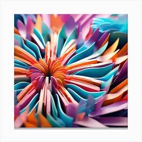 Paper Flower 1 Canvas Print