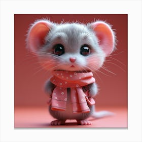 Cute Mouse 21 Canvas Print