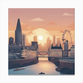 London Skyline 2 Canvas Print