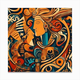 Egyptian Woman Canvas Print